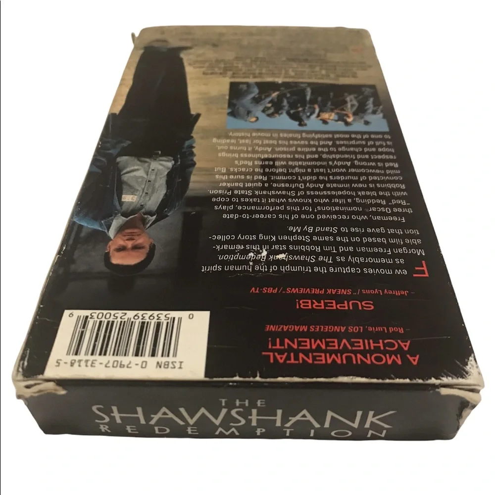 VTG The Shawshank Redemption 1994 VHS - UNTESTED